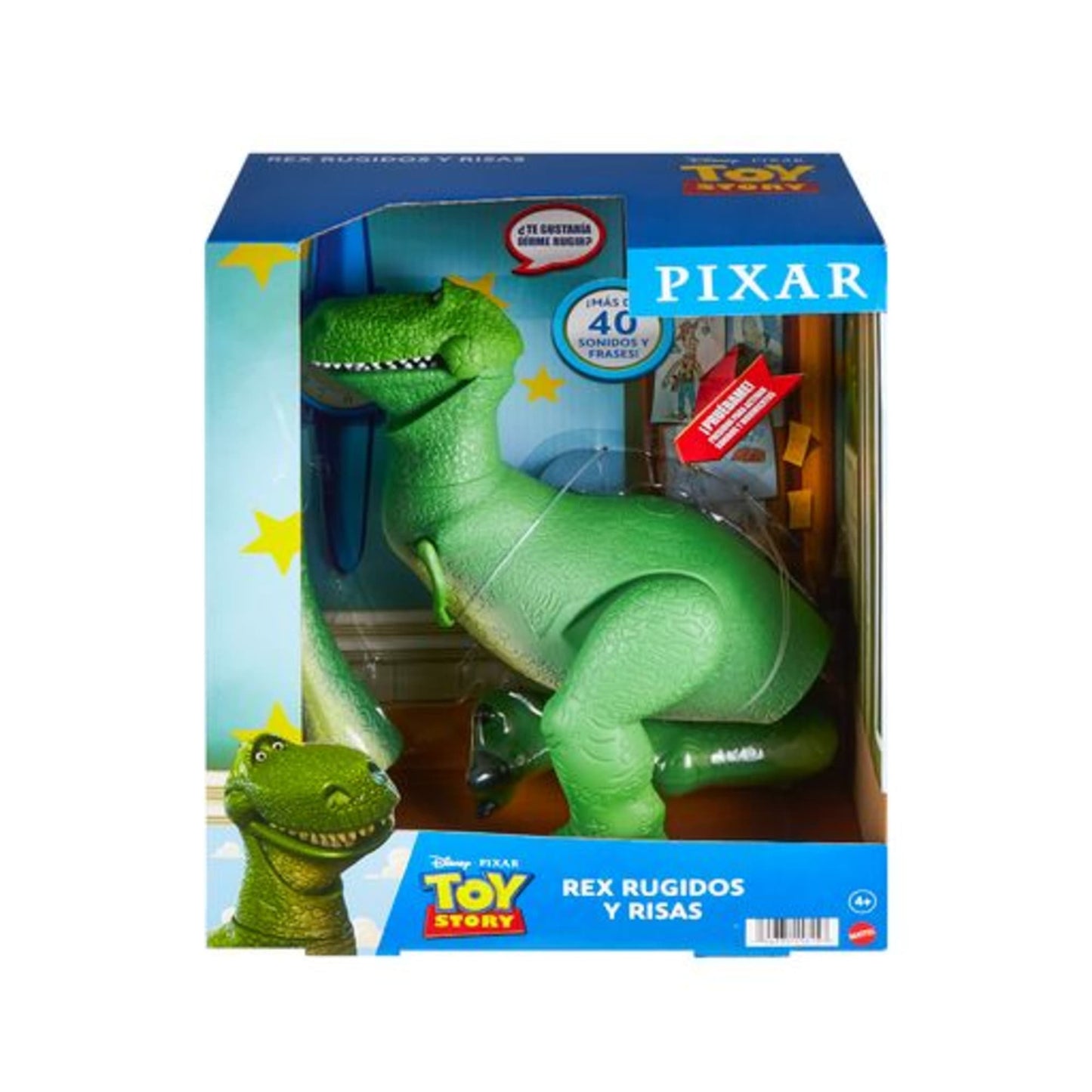 Disney Pixar Toy Story Figura de Acci¨®n Rex con Frases y Sonidos 12
