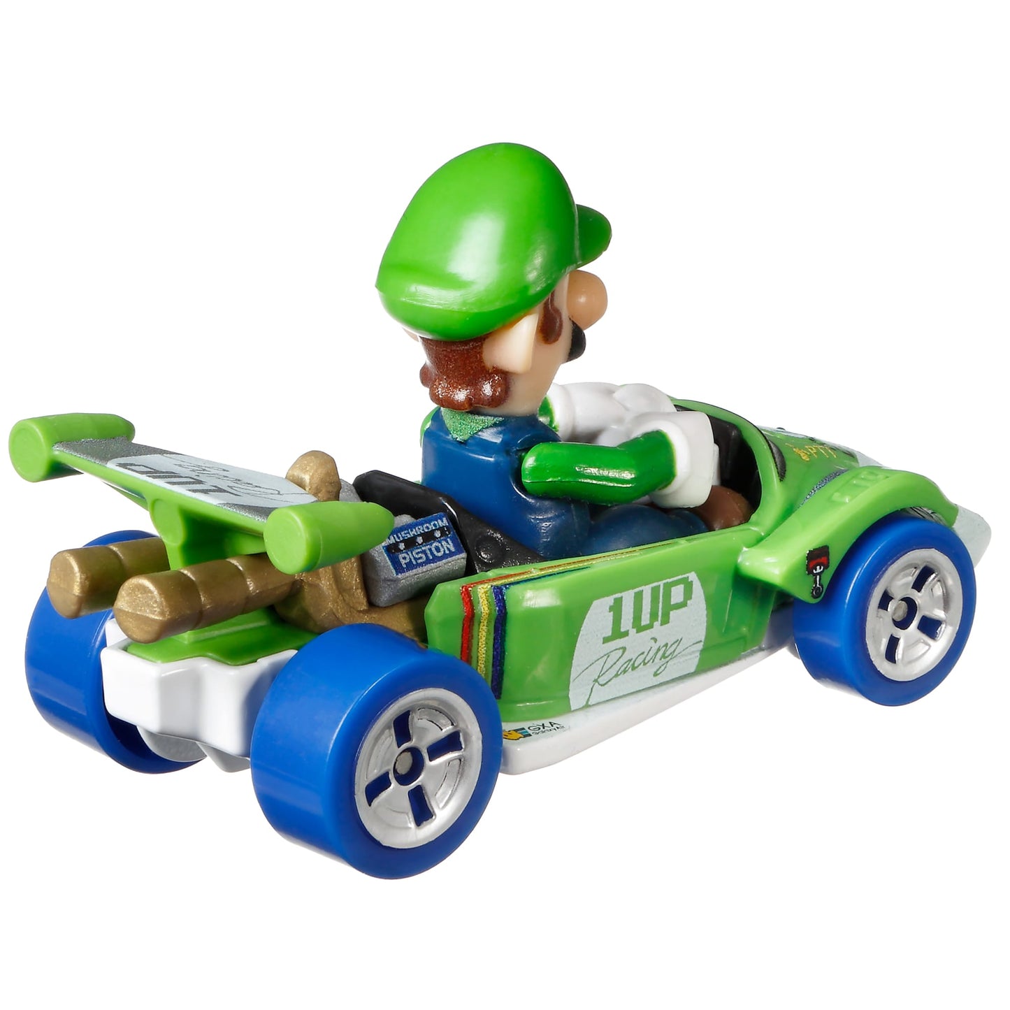 Hot Wheels Mario Kart Veh¨ªculo de Juguete Luigi Circuito Especial