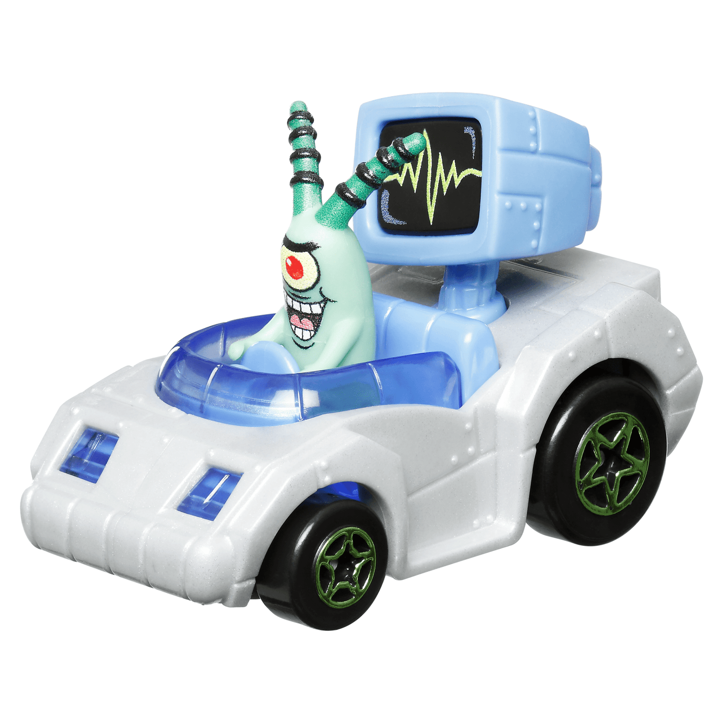 Hot Wheels RacerVerse Veh¨ªculo de Juguete Bob Esponja y Plankton