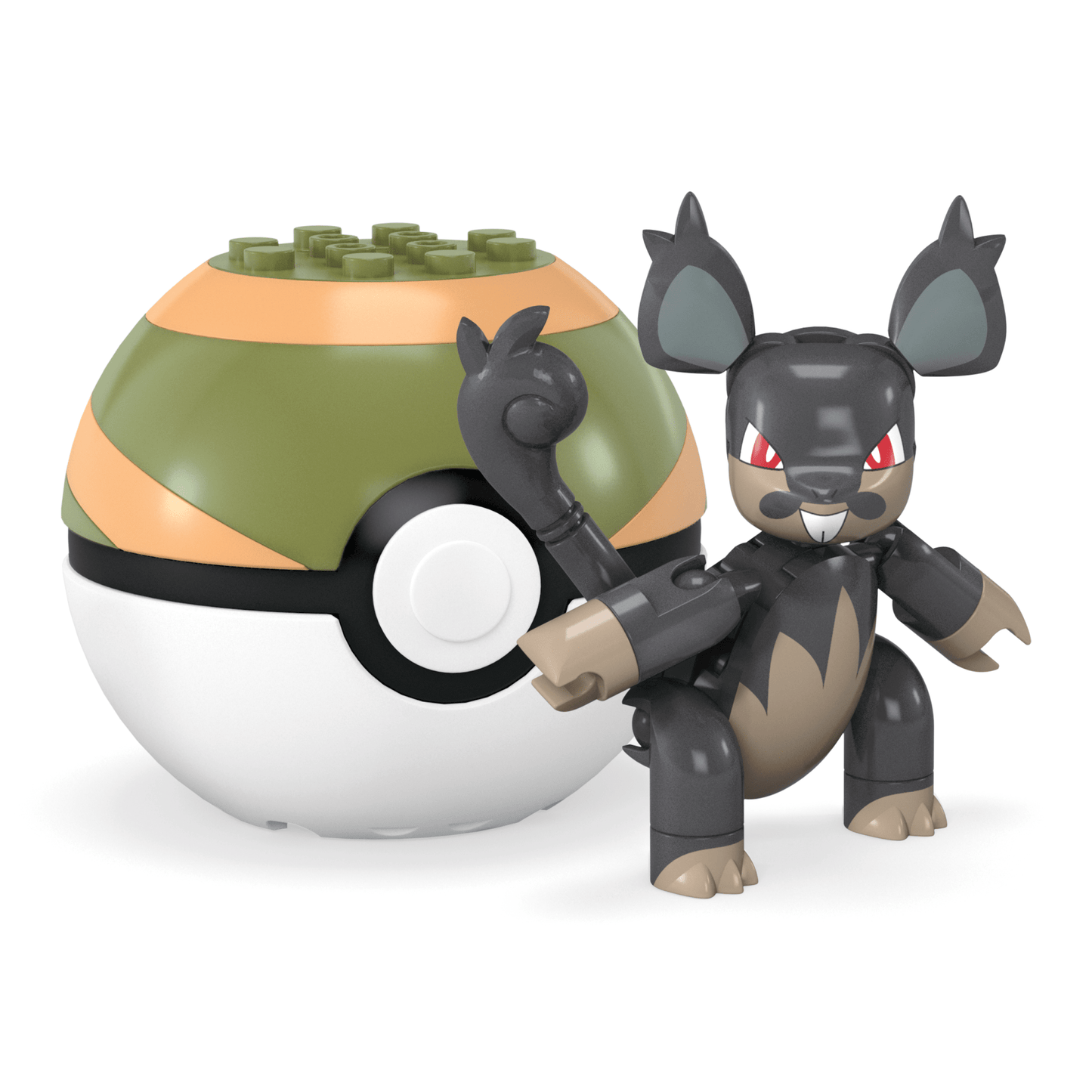 MEGA Pok¨¦mon Alolan Rattata Building Toy Kit, Poseable Action Figure (29 Pieces) For Kids