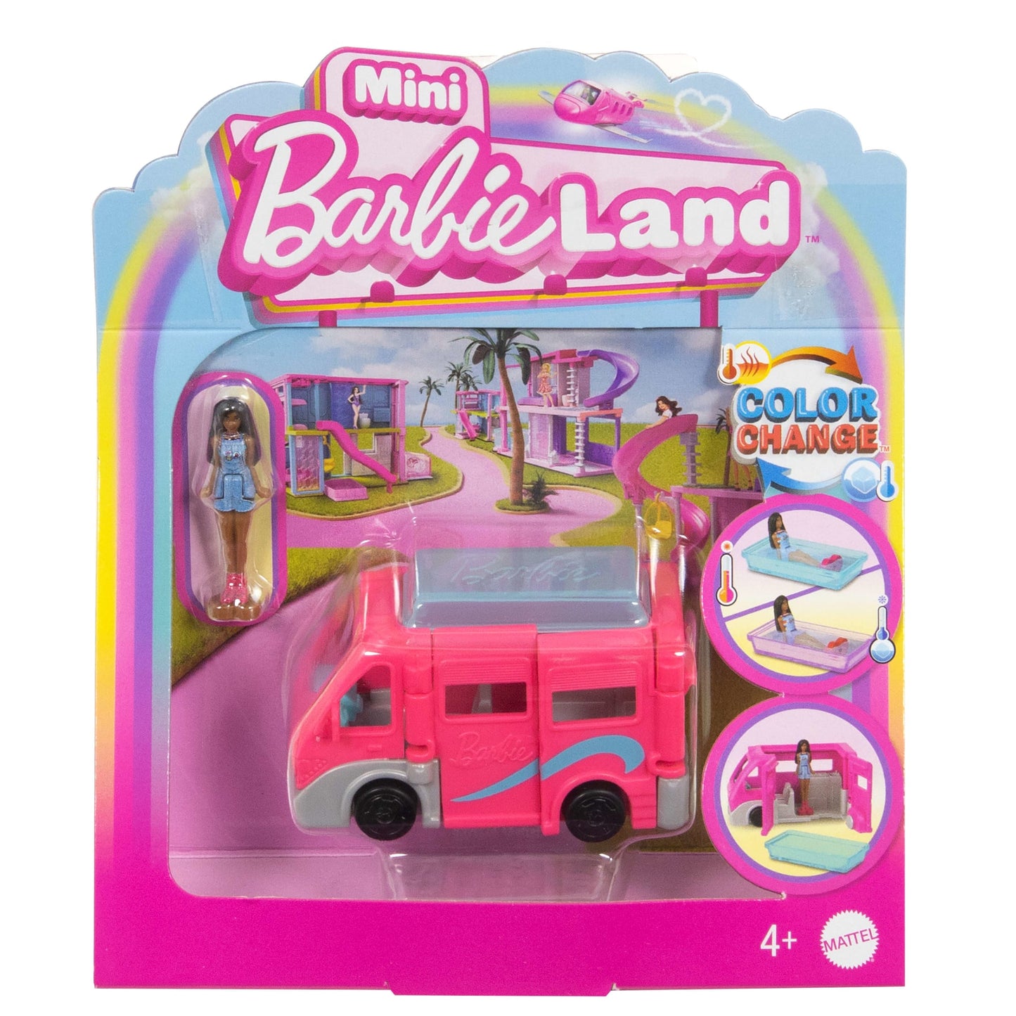 Barbie Mini BarbieLand Veh¨ªculo para Mu?ecas Camper de los Sue?os