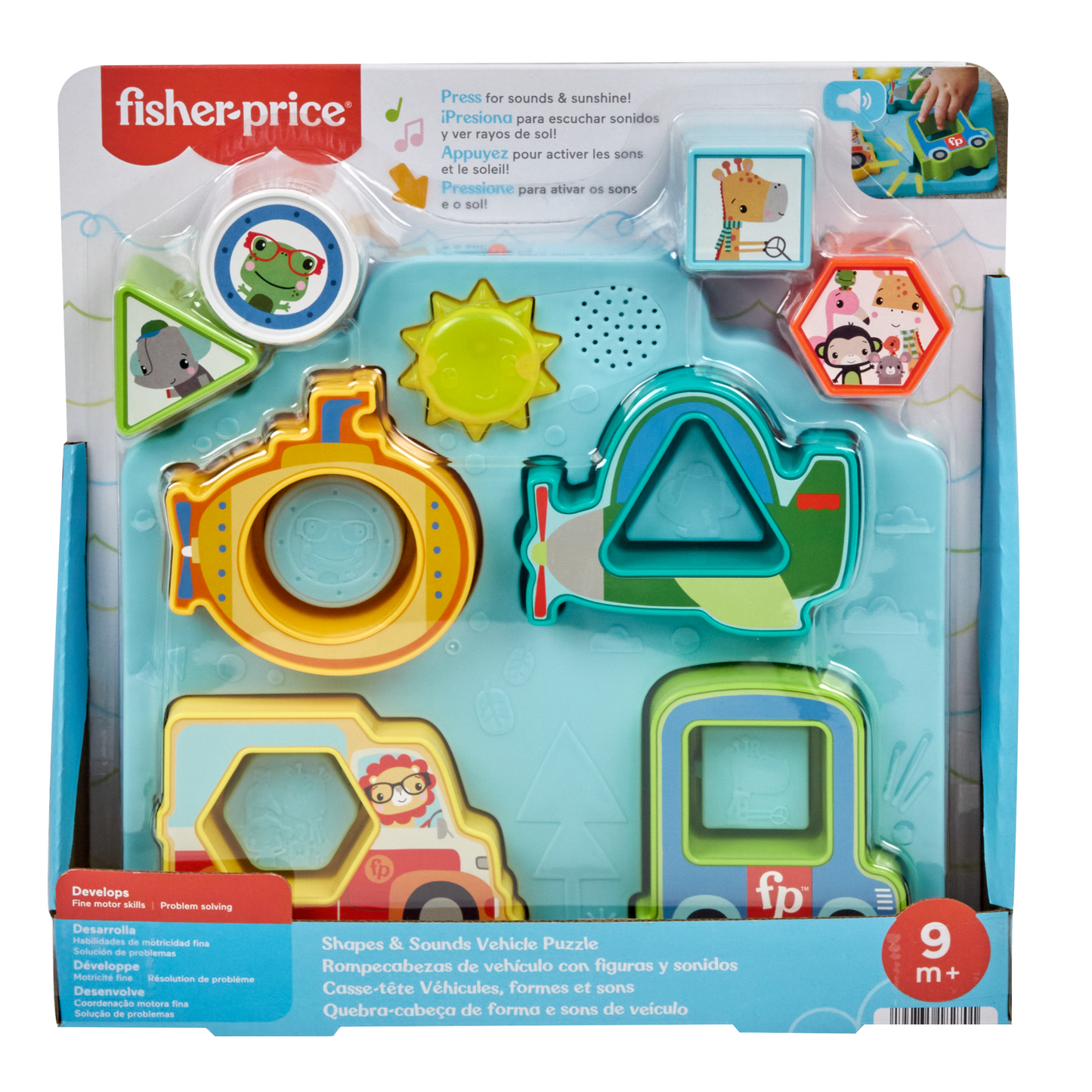 Fisher-Price Casse-T¨ºte V¨¦hicules, Formes et Sons, Musique et Lumi¨¨res
