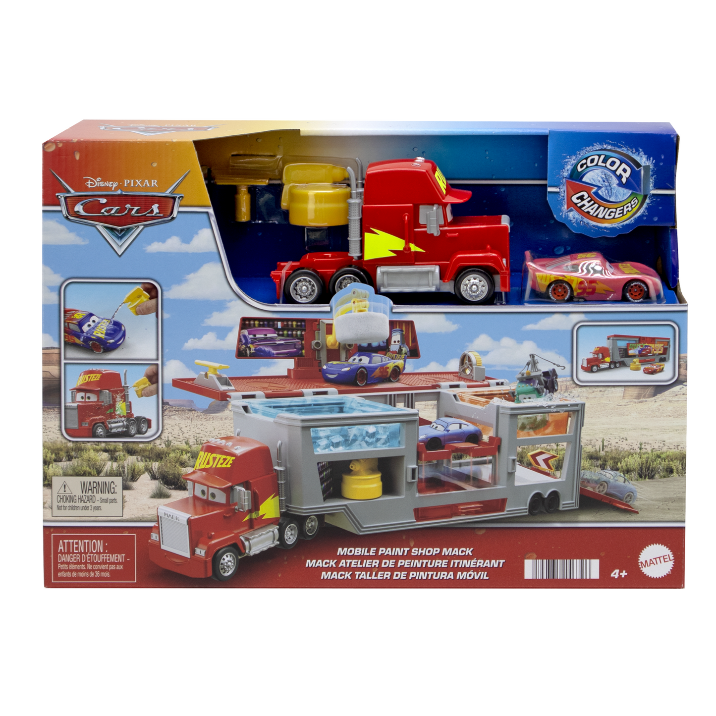 Disneypixar Cars-Coffret Mack Atelier de Peinture Itin¨¦rant