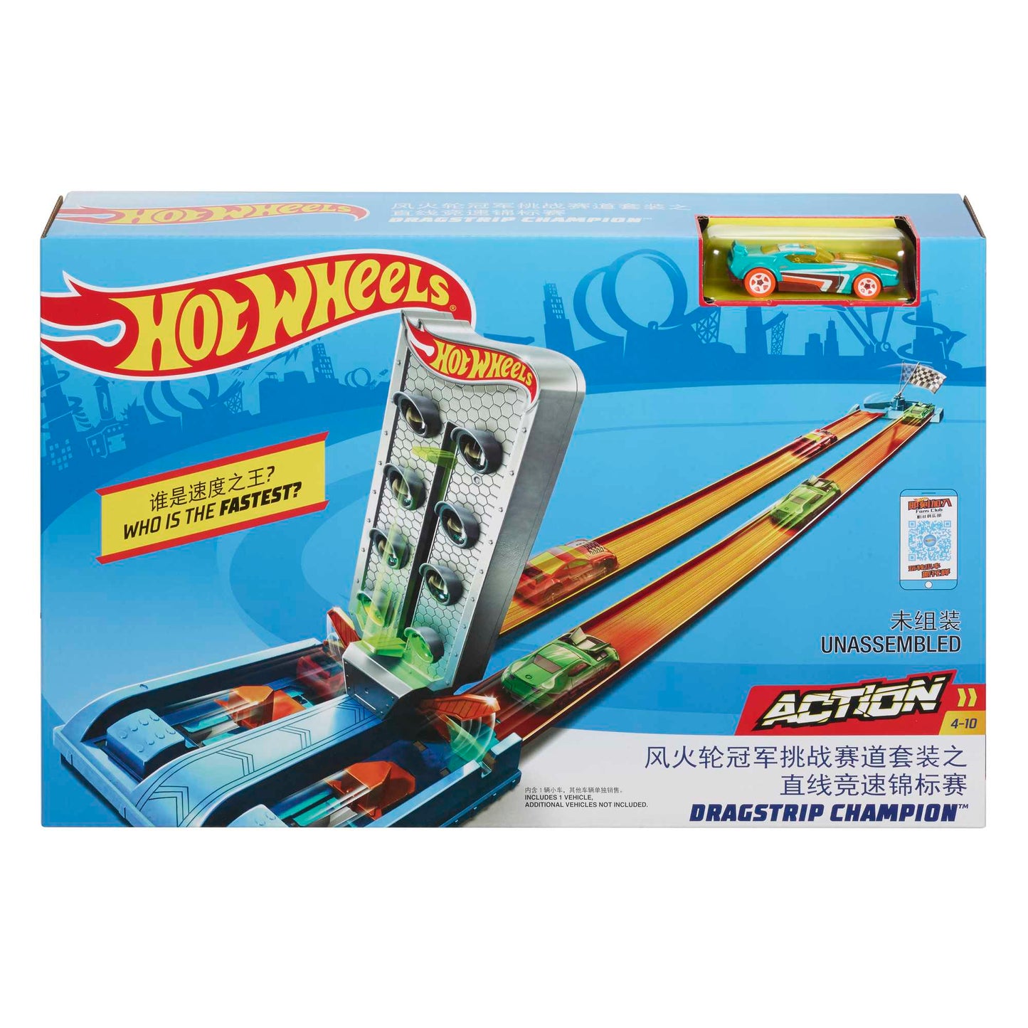 Hot Wheels Action Pista de Juguete Campeonato Recta de Aceleraci¨®n