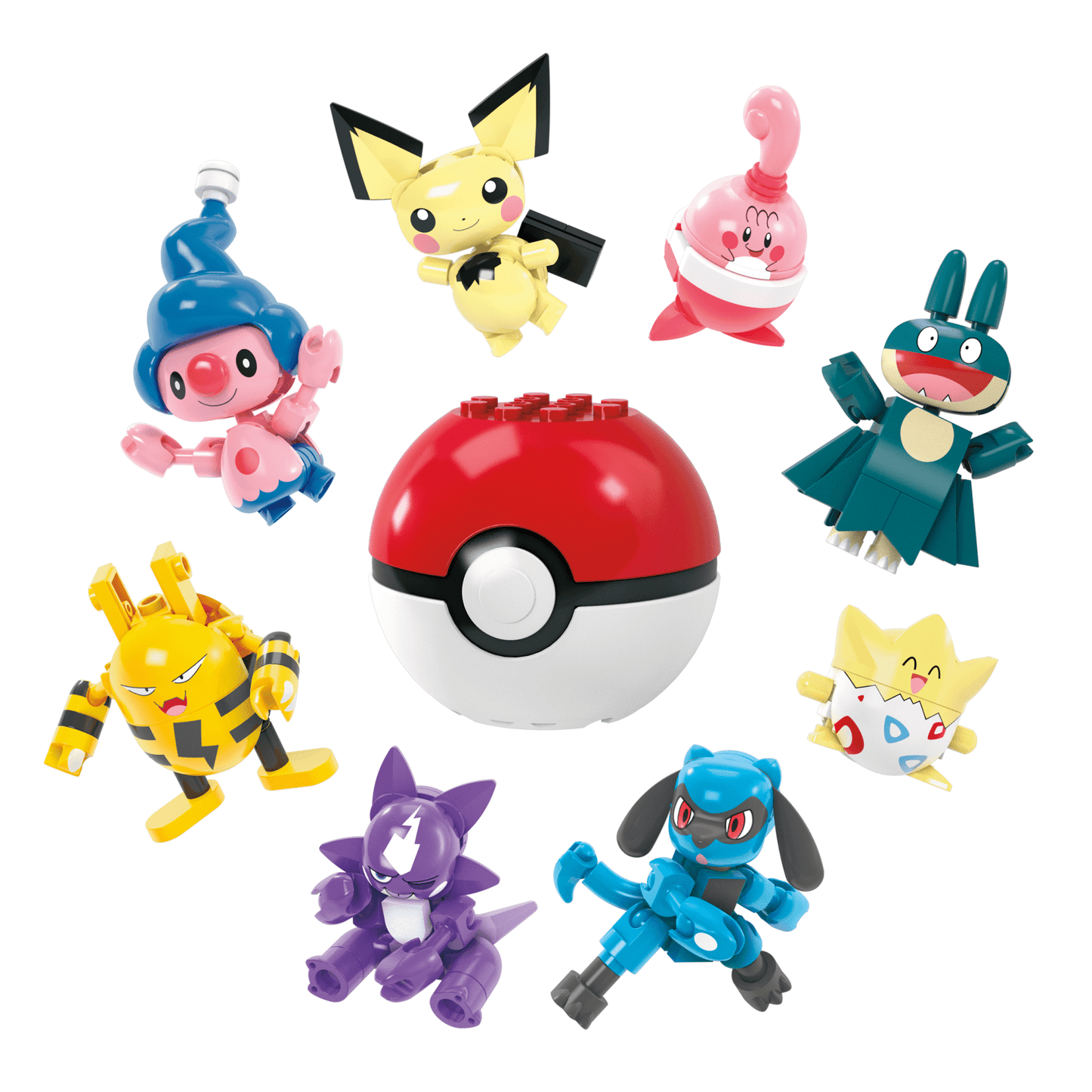 Mega  Pok¨¦mon  Figurines Articul¨¦es  Coffret de 8 Pour Dresseur