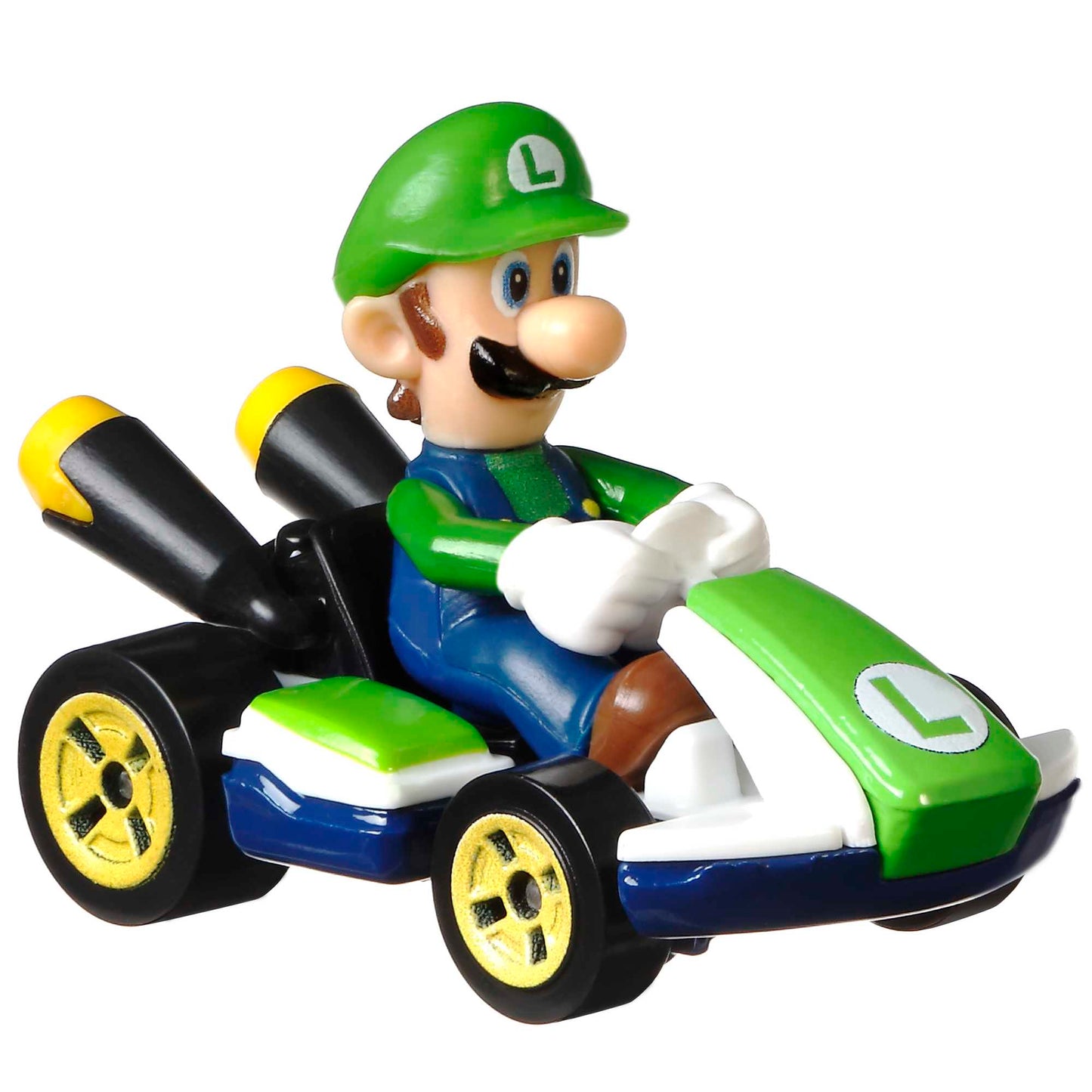 Hot Wheels Mario Kart Veh¨ªculo de Juguete Luigi Est¨¢ndar Kart