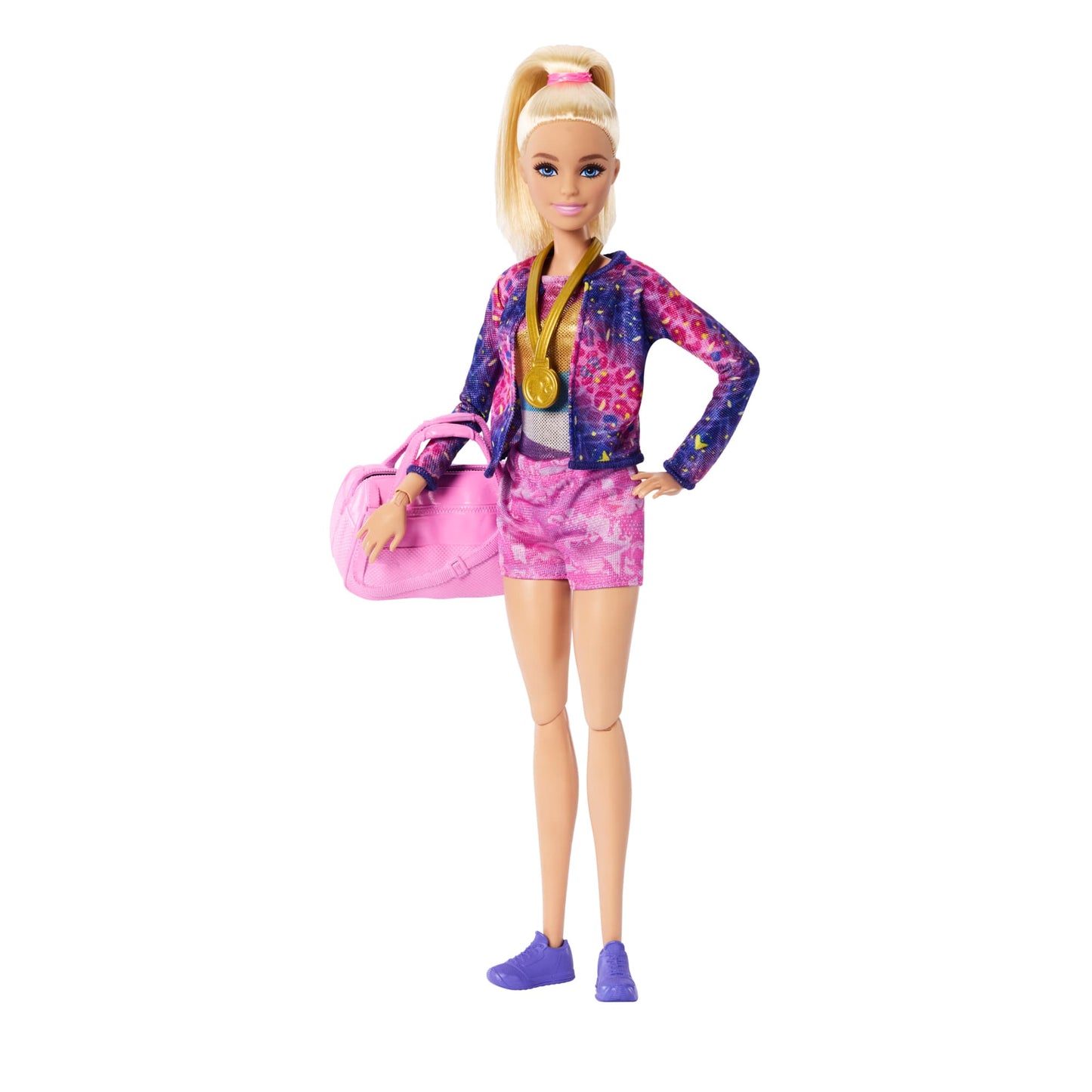 Barbie Profiss?es Conjunto de Brinquedo Ginasta Cabelo Loiro