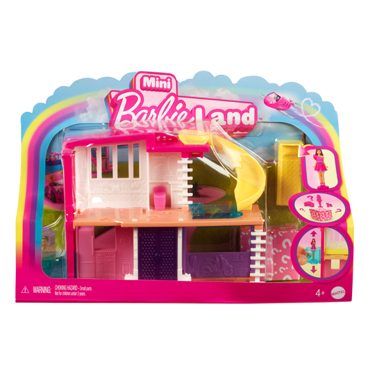 Barbie  Mini Barbieland  Coffrets  Maison de Poup¨¦e, Poup¨¦e 3,81 Cm