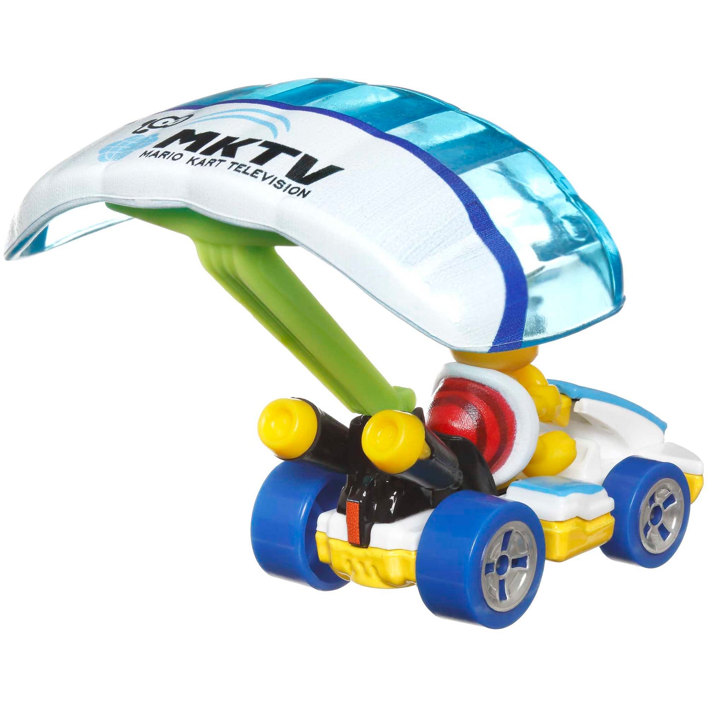 Hot Wheels Mario Kart Veh¨ªculo de Juguete Lakitu Est¨¢ndar Kart con Cloud Glider