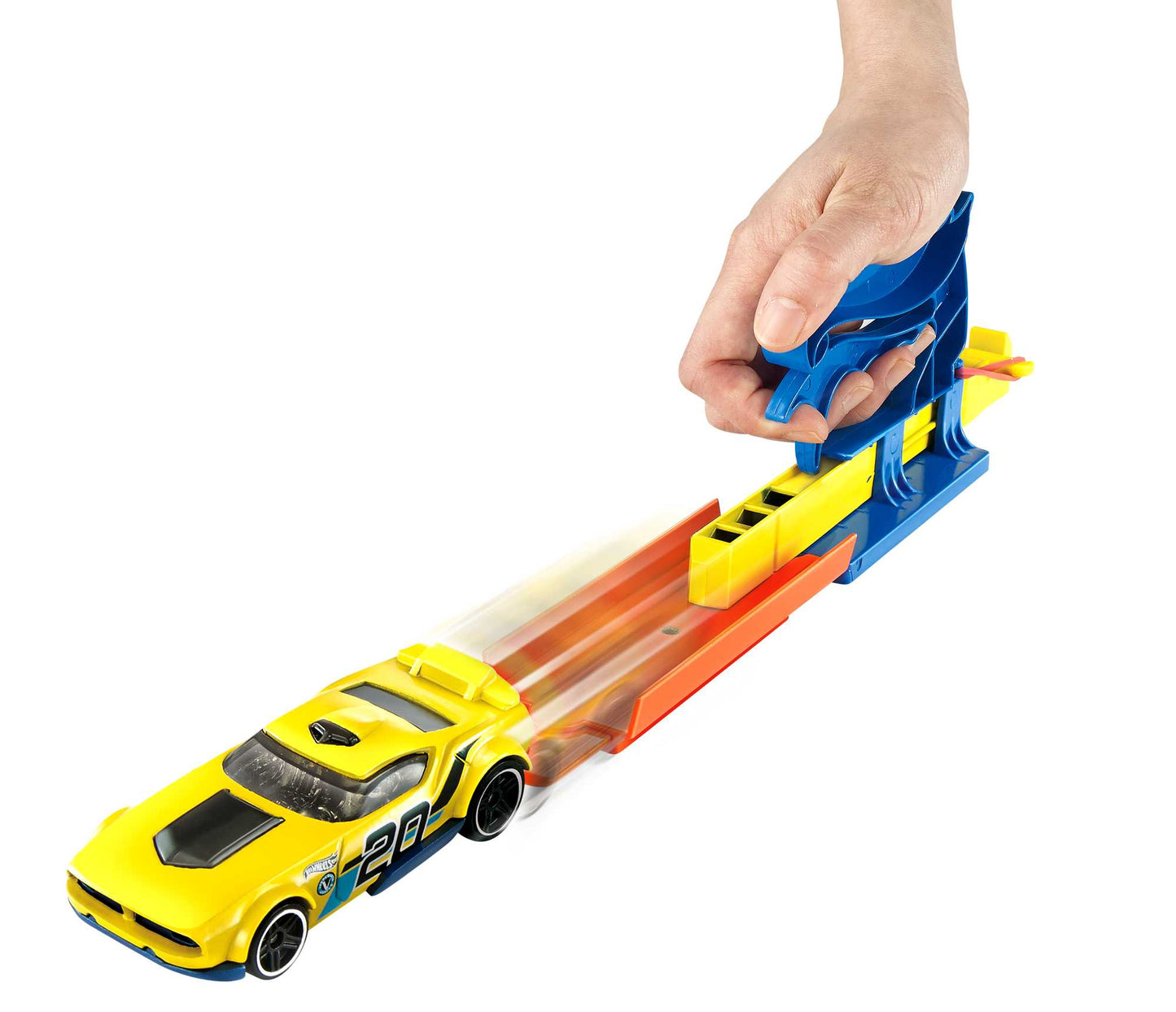 Hot Wheels Action Pista de Brinquedo Lan?ador de Bolso Azul