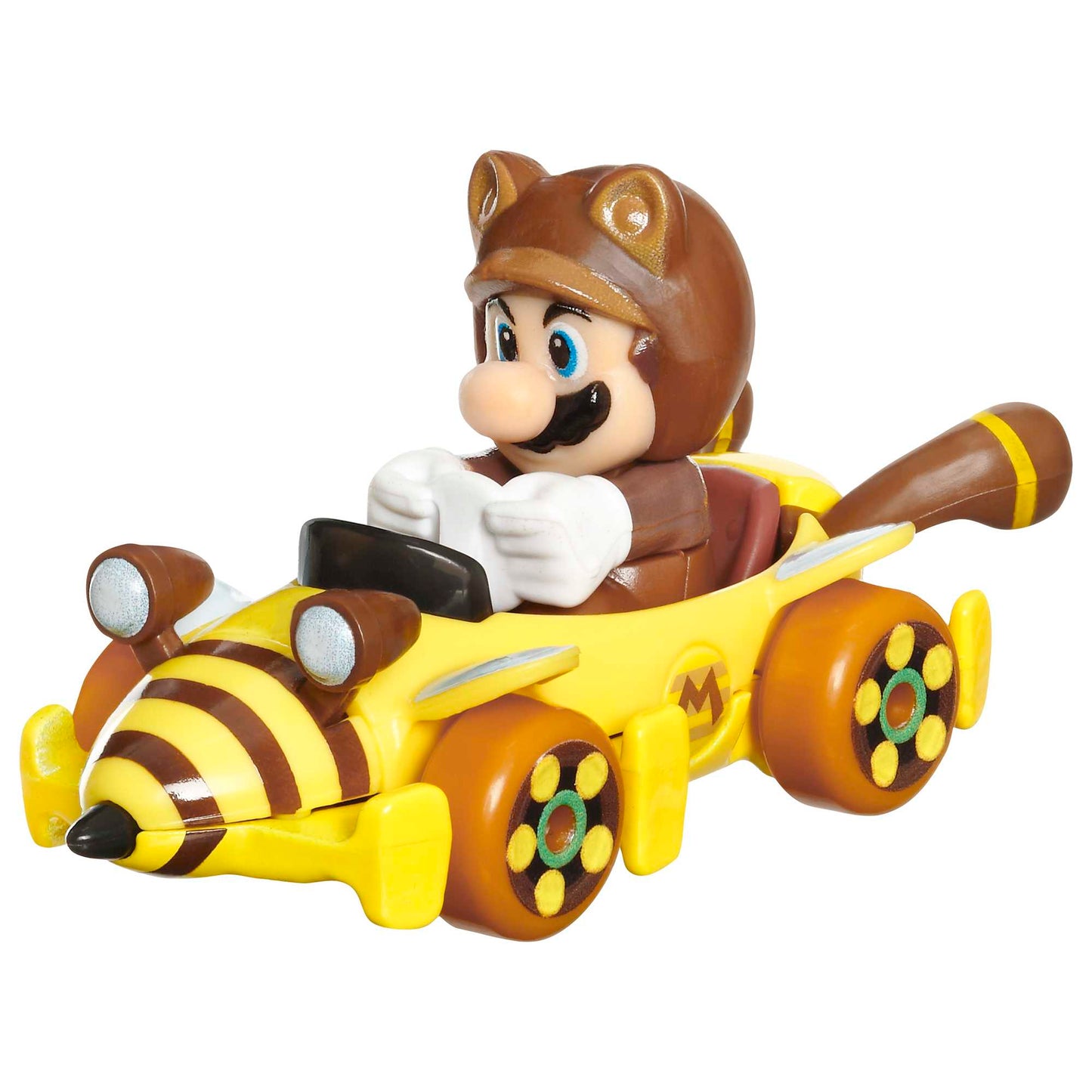 Hot Wheels Mario Kart Ve¨ªculo de Brinquedo Tanooki Mario Bumble V