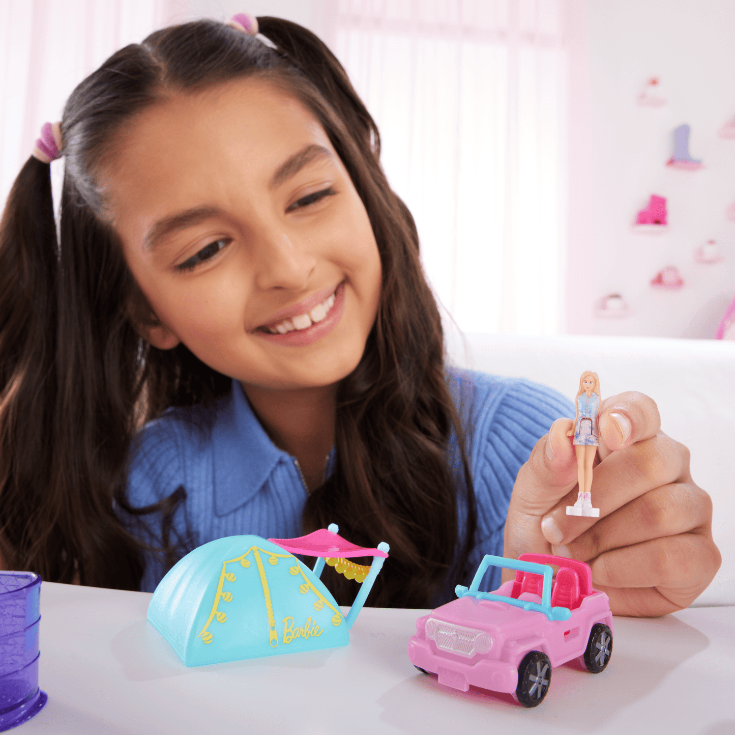 Barbie-V¨¦hicule Tout-Terrain Mini-Barbieland-Coffret Avec Poup¨¦e