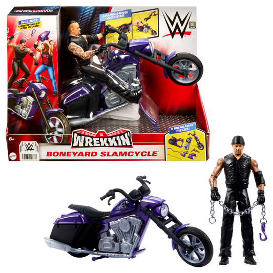 Wwe  Wrekkin¡¯  V¨¦hicule et Fig.  Boneyard Slamcycle et Undertaker