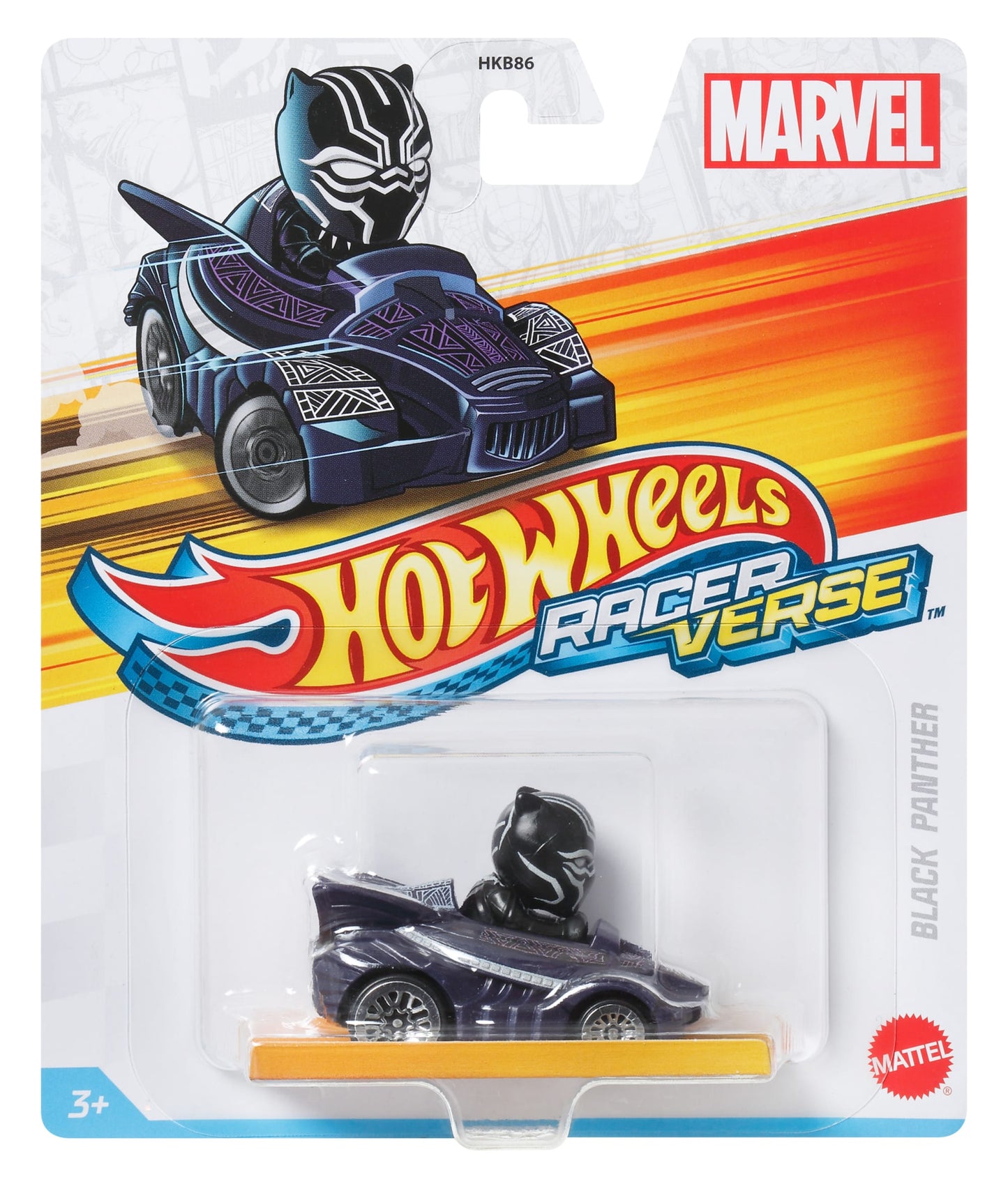 Hot Wheels RacerVerse Veh¨ªculo de Juguete Black Panther en Jet