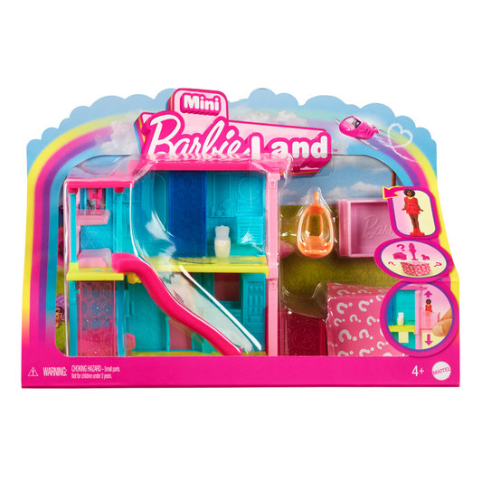 Barbie  Mini Barbieland  Coffrets  Maison de Poup¨¦e, Poup¨¦e 3,81 Cm