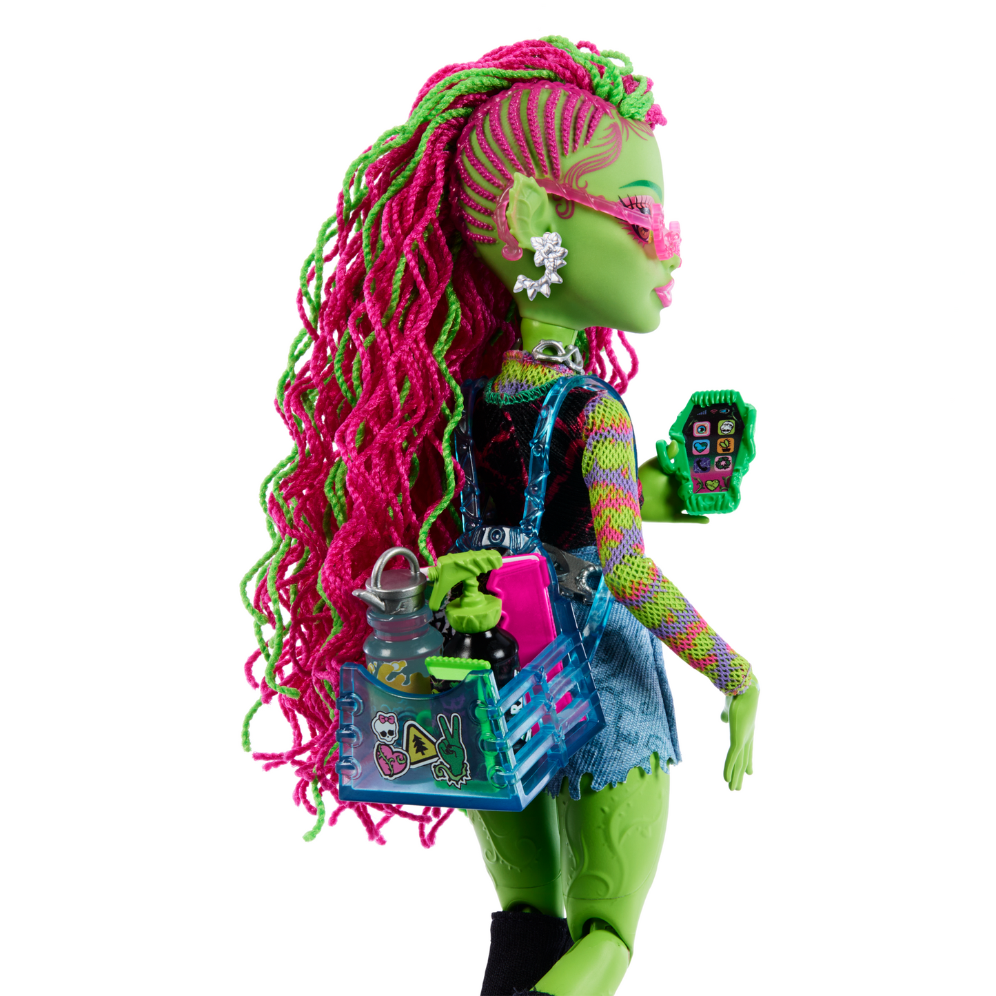 Monster High Poup¨¦e, Animal et Accessoires Venus Mcflytrap, Chewlian