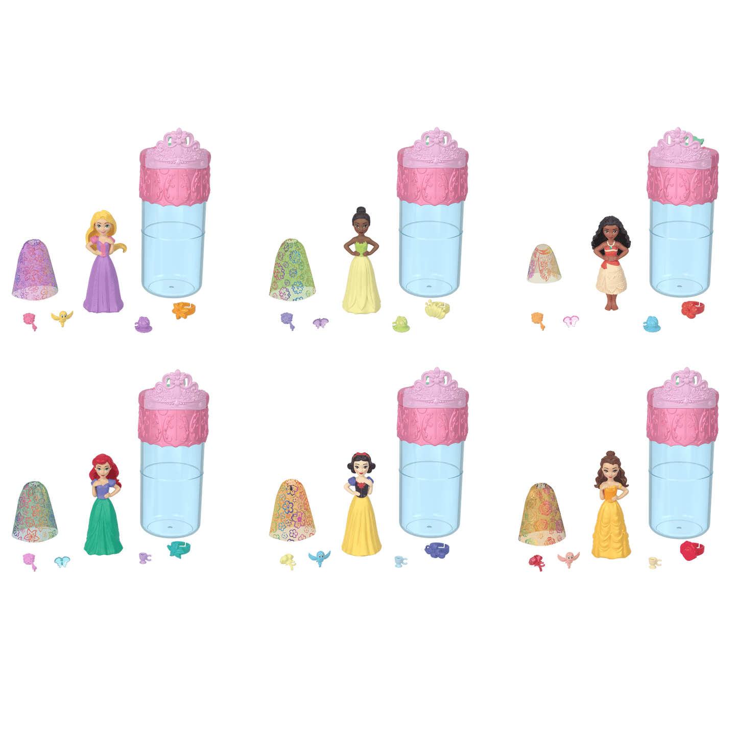Princesses Disney Royaut¨¦ Color Reveal F¨ºte Au Jardin Petite Poup¨¦e