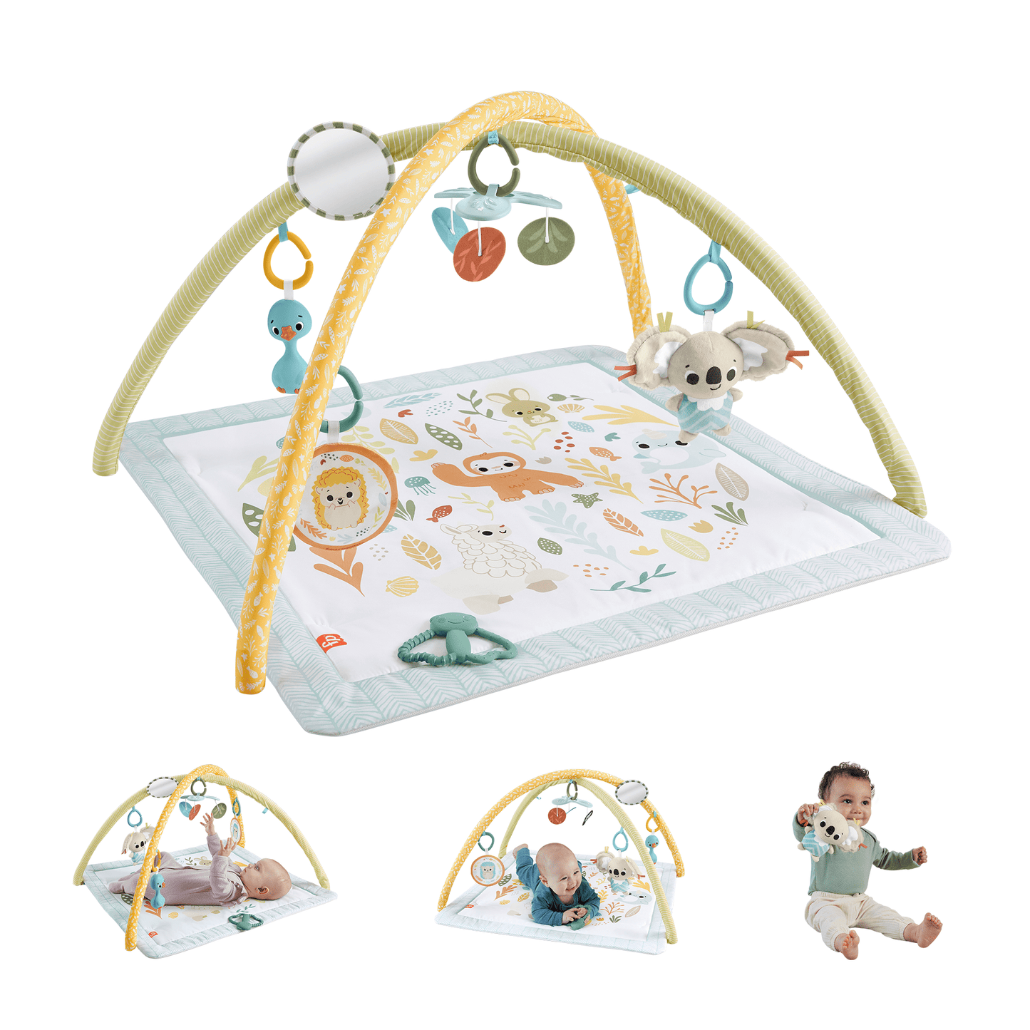 Fisher-Price  Mon Tapis D¡¯¨¦veil Sensimals, 6Jouets Sensoriels