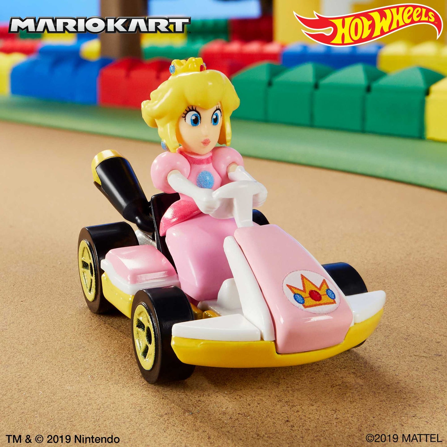 Hot Wheels Mario Kart Veh¨ªculo de Juguete Princesa Peach Est¨¢ndar Kart