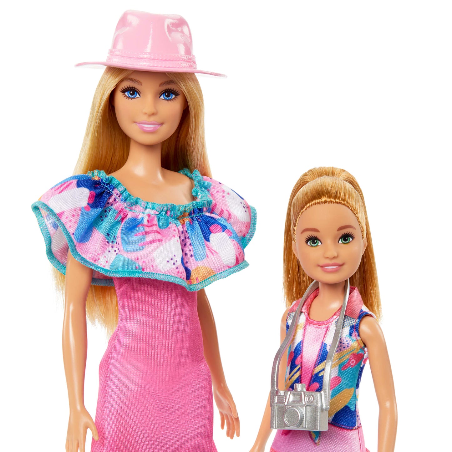 Barbie-Coffret Poup¨¦es Stacie et Barbie Avec 2Chiots et Accessoires