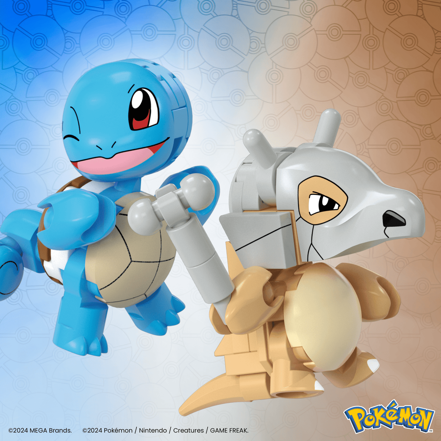 MEGA Pok¨¦mon Pok¨¦ Ball Building Toy Kits With 2 Action Figures (45 Pieces) For Kids