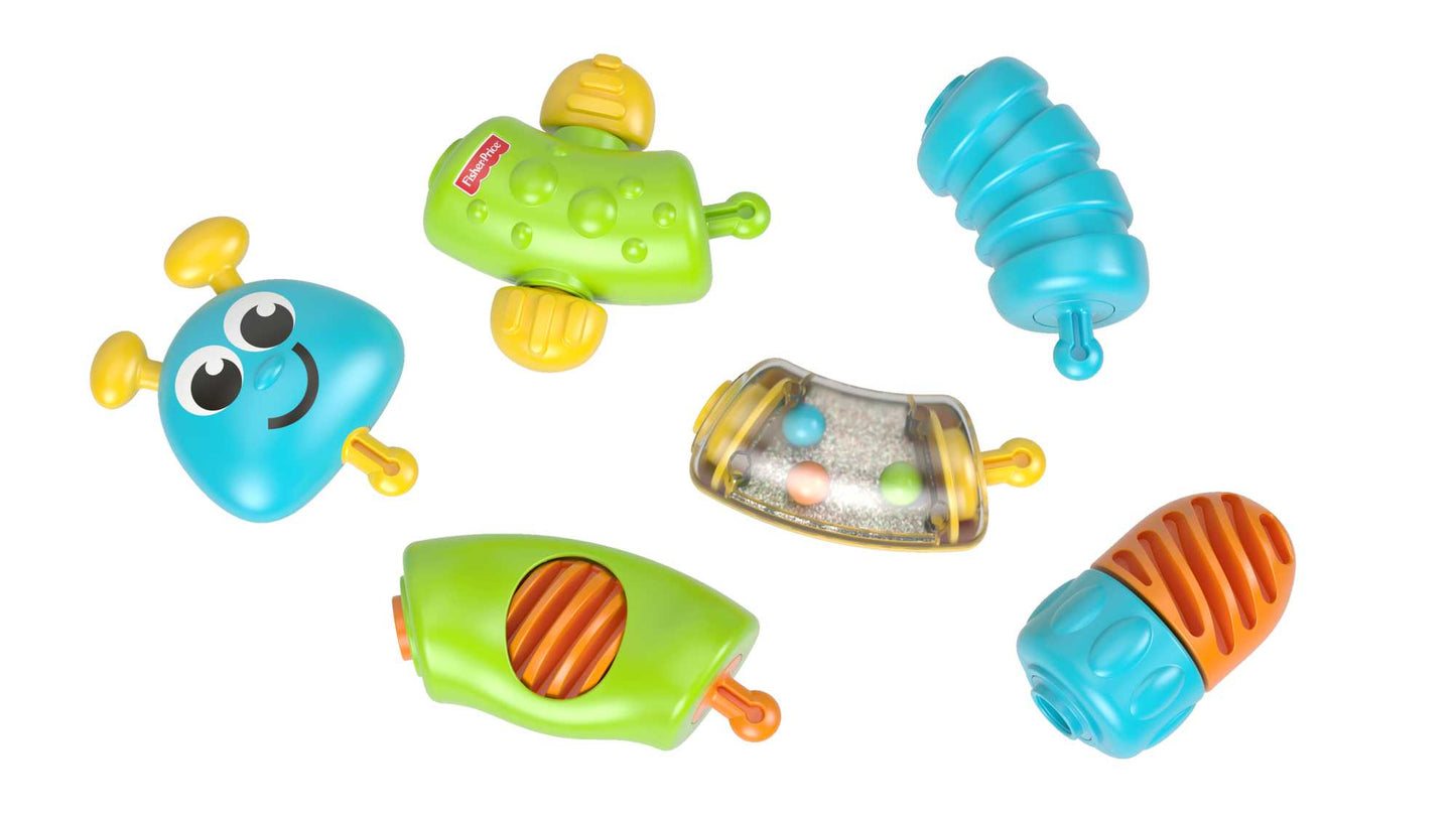 Fisher-Price Juguete para Beb¨¦s Oruga Cadena de Colores