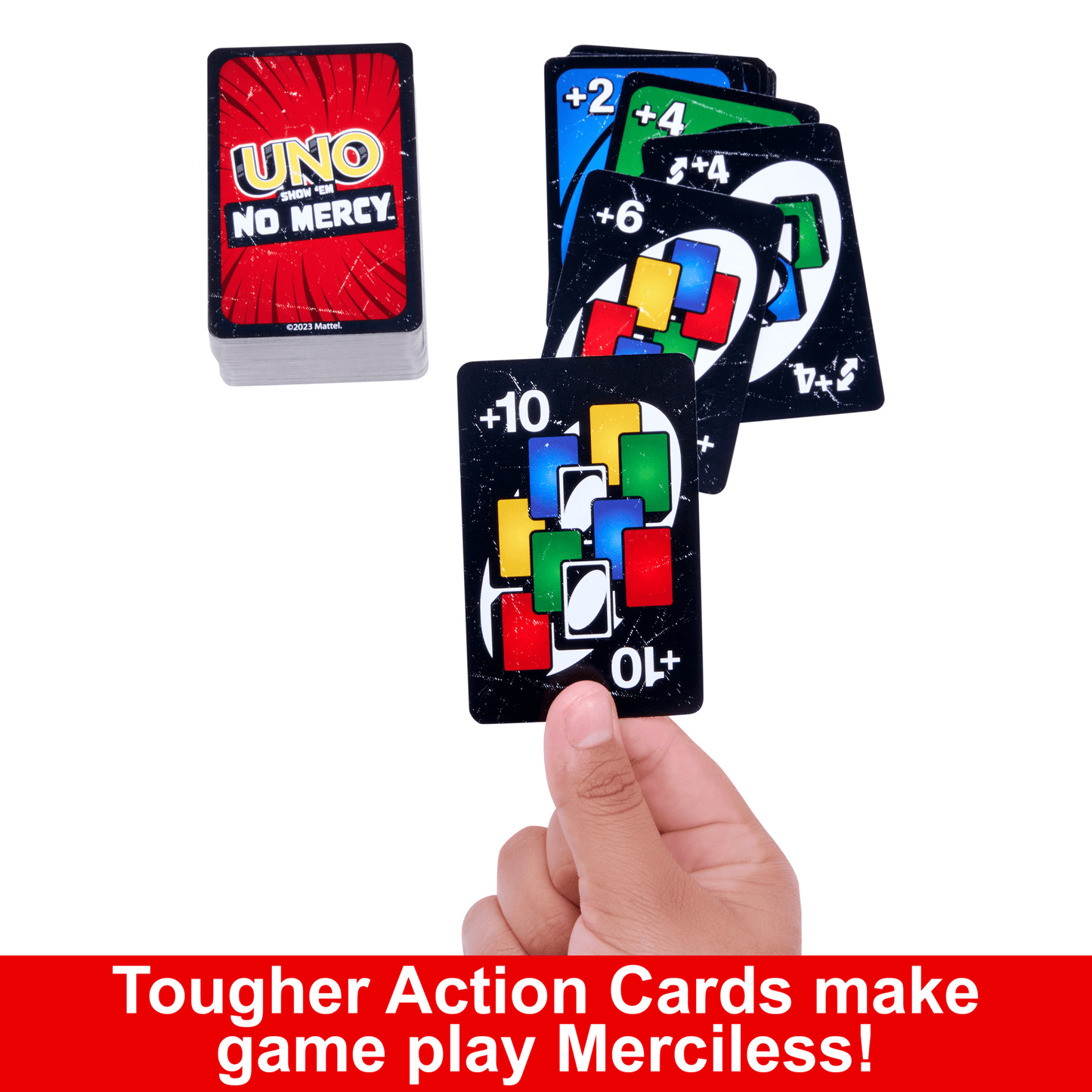 UNO Show ¡®Em No Mercy Card Game For Kids, Adults & Family Night, Parties And Travel