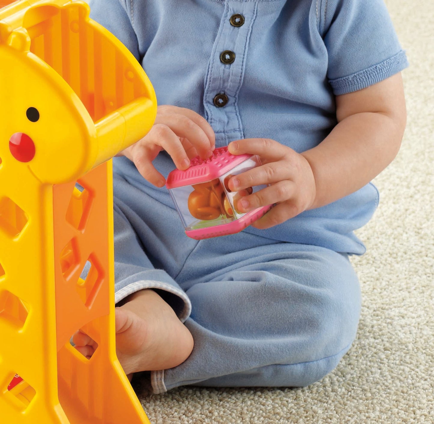 Fisher-Price Brinquedo para Beb¨ºs Girafa com Blocos