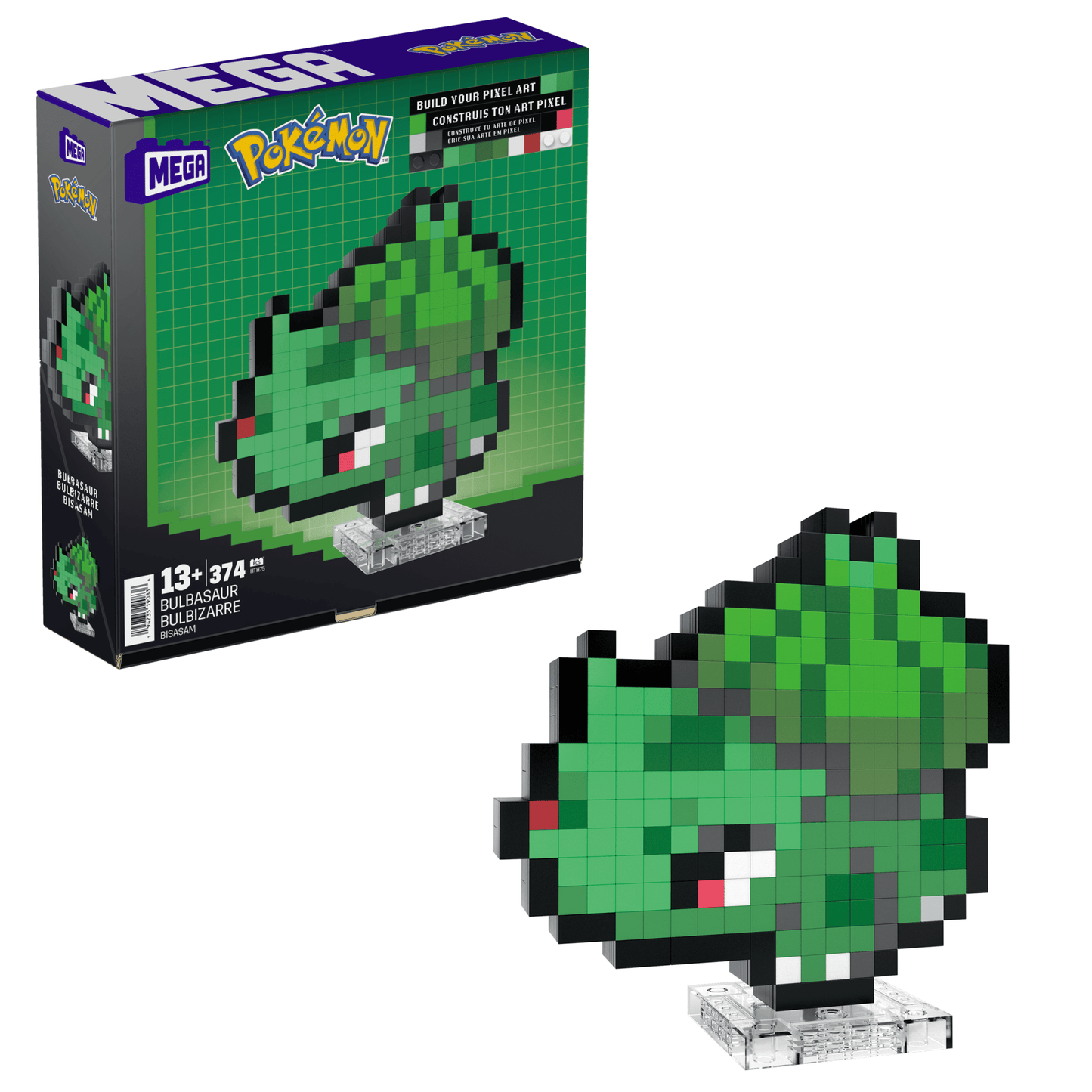 MEGA Pok¨¦mon Juguete de Construcci¨®n Bulbasaur P¨ªxel