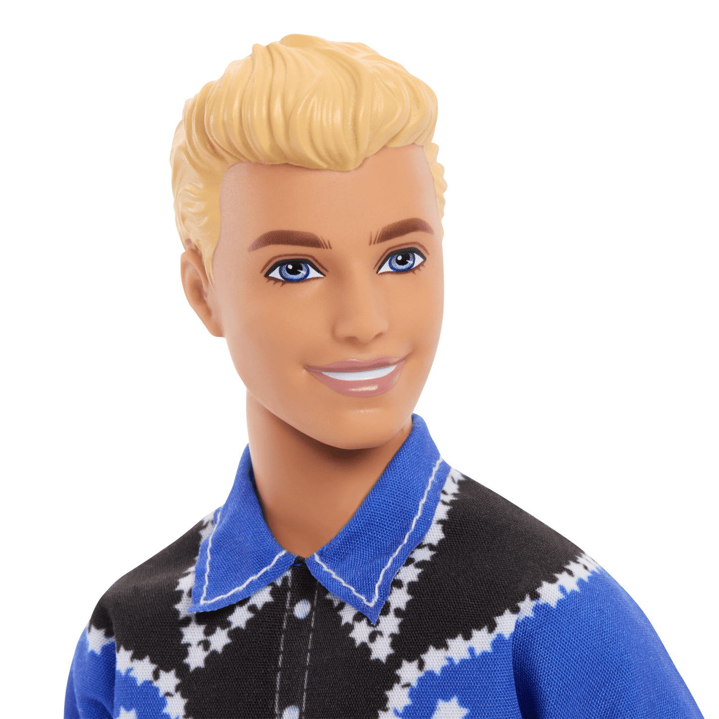Barbie Fashionista Mu?eco Ken Camisa Azul con Negro