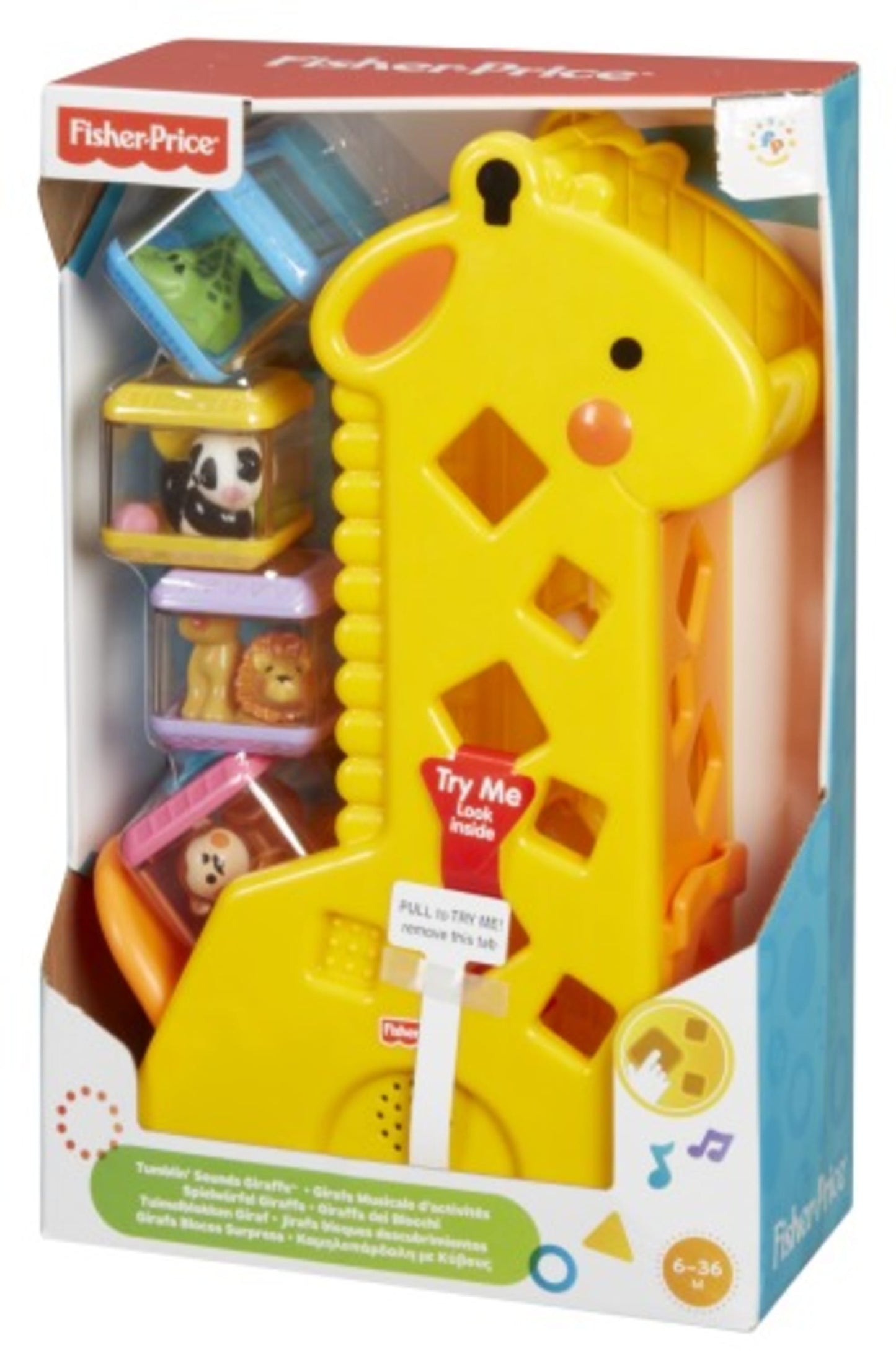 Fisher-Price Juguete para Beb¨¦s Jirafa Bloques Divertidos