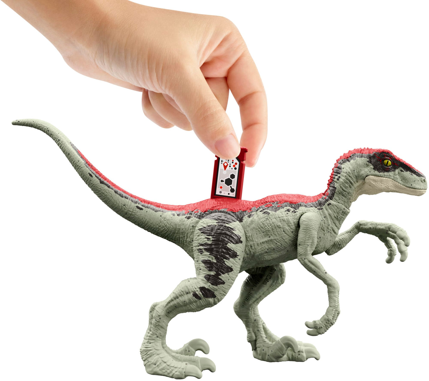 Jurassic Park ¡¯93 Classic Dennis Nedry Action Figure, Motorcycle & Dinosaur Toy Set, 3.75-in Scale