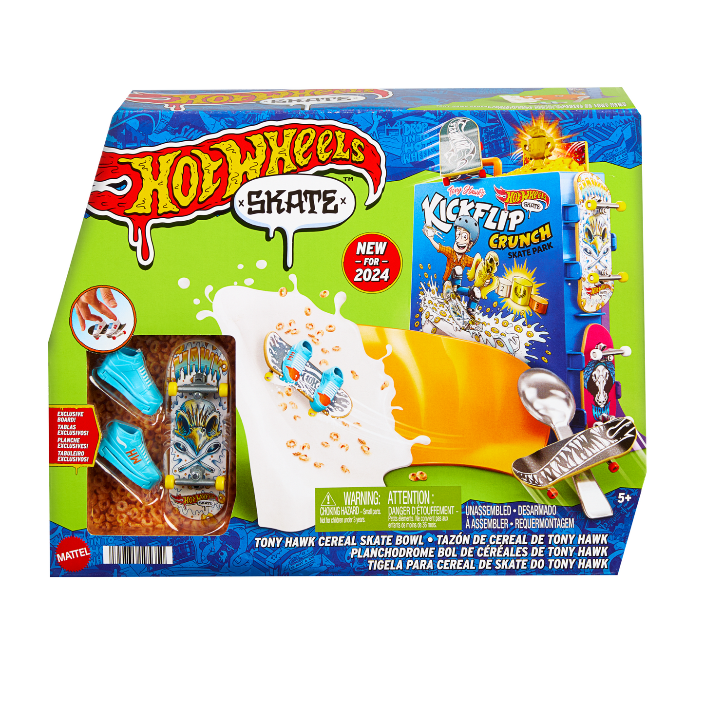 Hot Wheels  Skate?  Planchodrome Bol de C¨¦r¨¦ales de Tony Hawk