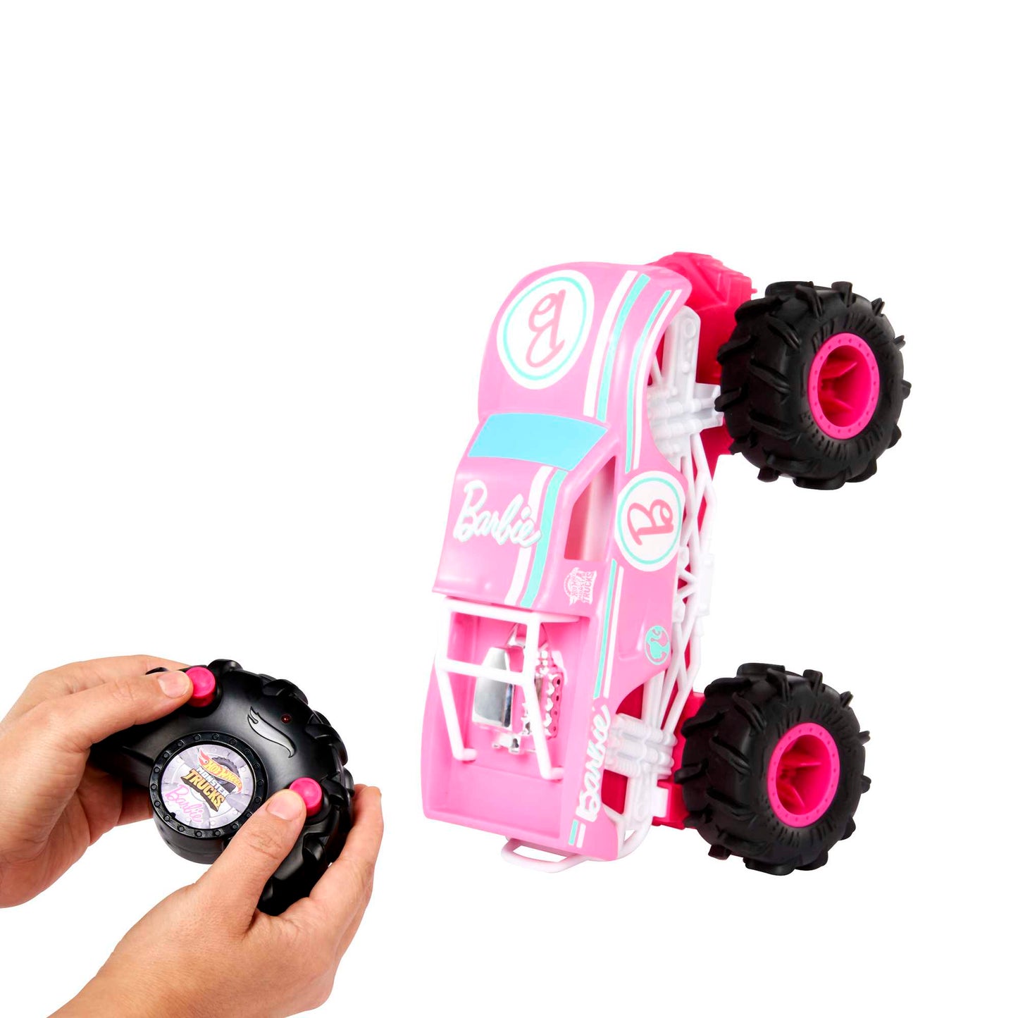 Hot Wheels Monster Trucks Veh¨ªculo a Control Remoto Barbie Escala 1:24