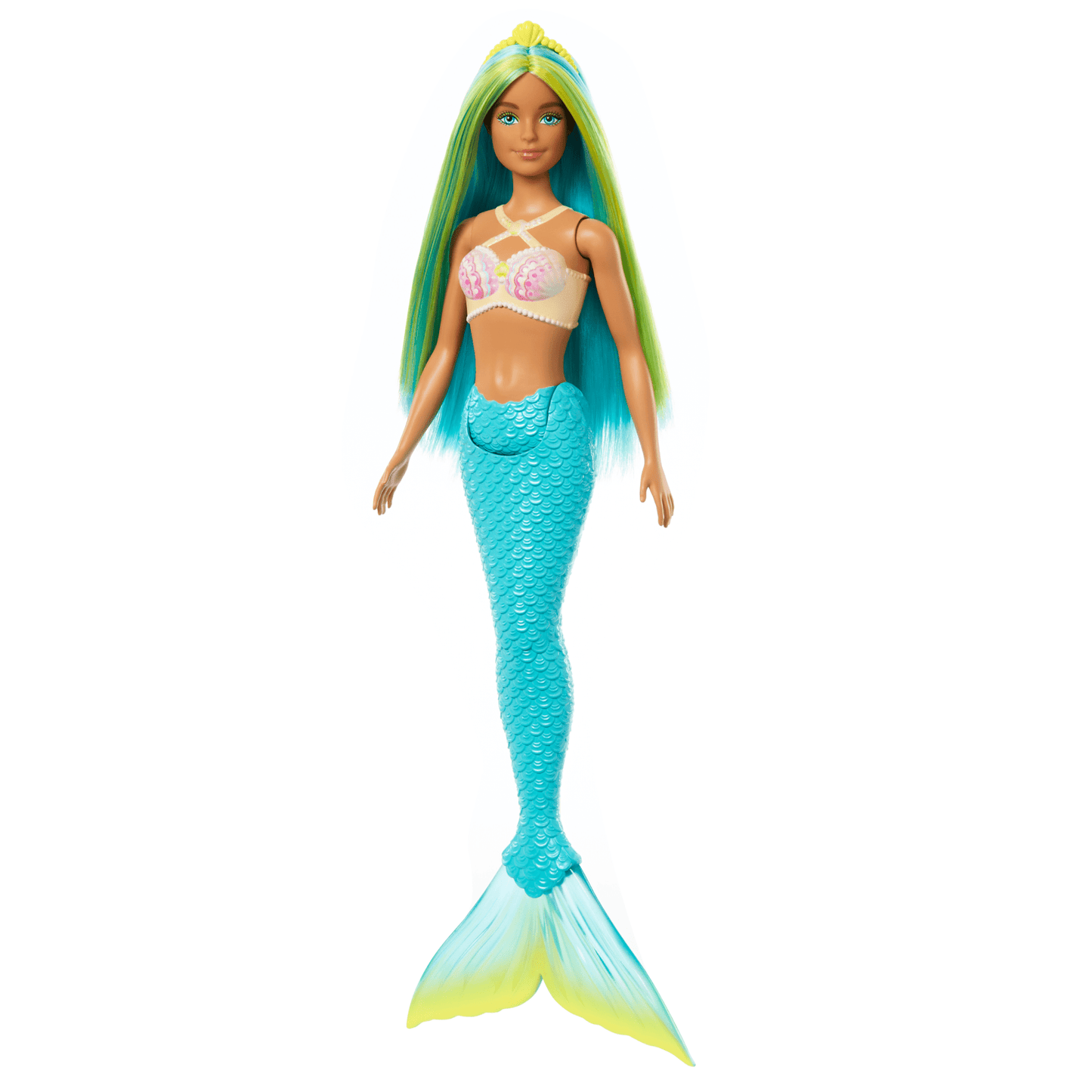 Barbie-Poup¨¦es Sir¨¨nes Avec Cheveux et Nageoire Color¨¦s et Serre-T¨ºte