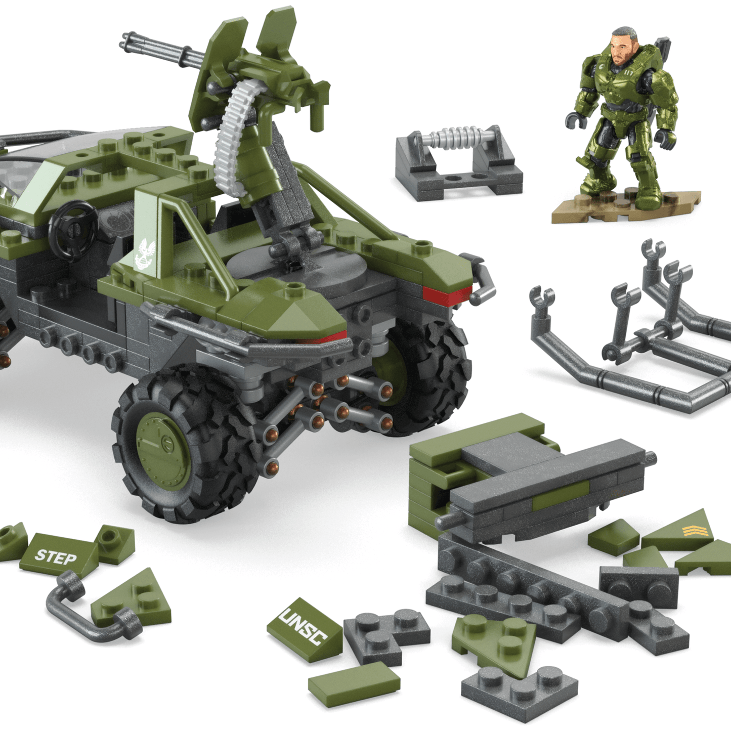 MEGA Halo Juguete de Construcci¨®n Warthog del FLEETCOM