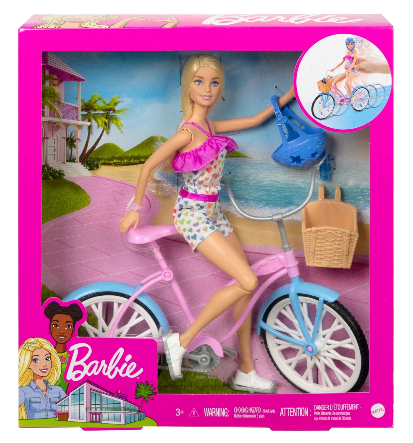Barbie Set de Juego Bicicleta con Mu?eca