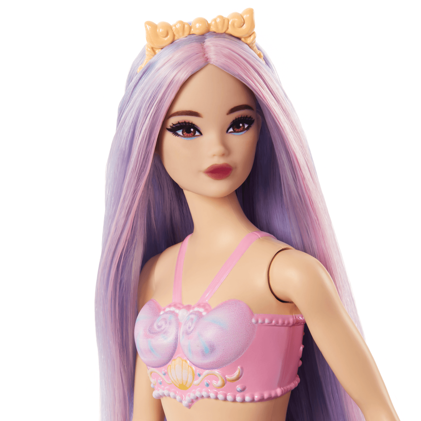 Barbie-Poup¨¦es Sir¨¨nes Avec Cheveux et Nageoire Color¨¦s et Serre-T¨ºte