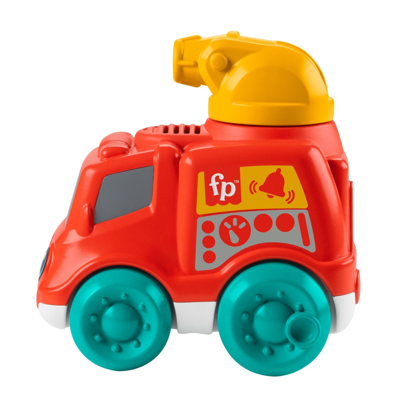 Fisher-Price  Camion de Pompiers Sonore, Jouet ¨¤ Pousser Pour B¨¦b¨¦s